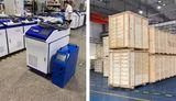 Saldatrice laser di tipo automatico 2000W/1500W per alluminio rame acciaio inossidabile con fili di alimentazione Saldatrice laser automatica a fibra continua/a punti